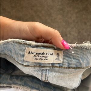 Abercrombie & Fitch Light Wash Denim Jeans